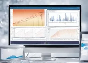 Interface of AnyGenes® data analysis tools for SignArrays®, displaying graphs, descriptive statistics tables, and signaling pathways for quick and reliable qPCR analysis.