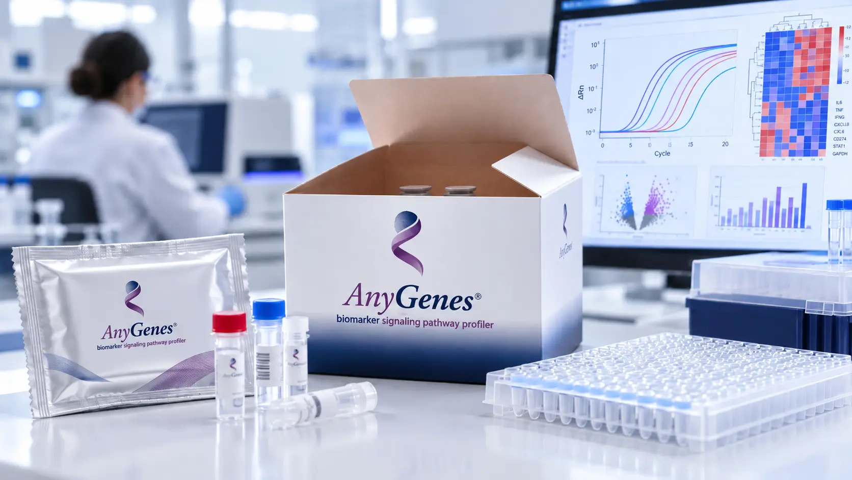 AnyGenes® biomarker services combining molecular laboratory analysis and data interpretation