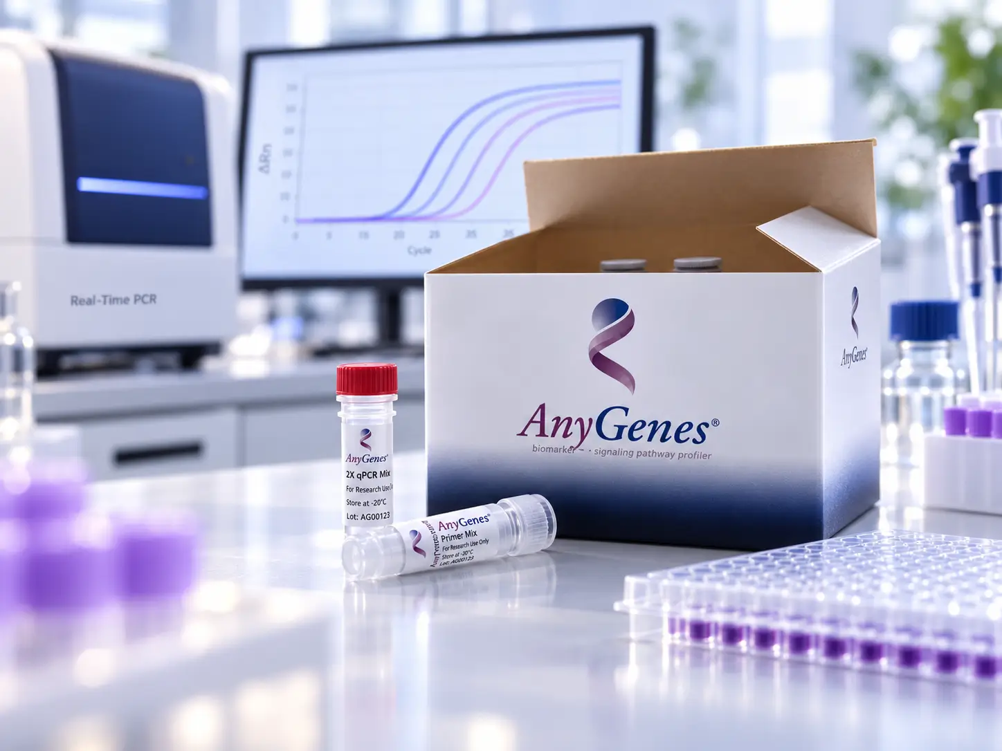 AnyGenes® biomarker validation services using targeted qPCR and gene expression analysis